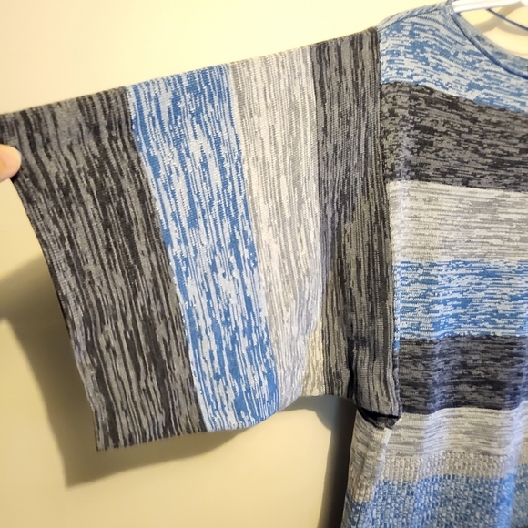 Style & Co sweater. Size Large.  Blues and greys. - Picture 2 of 4